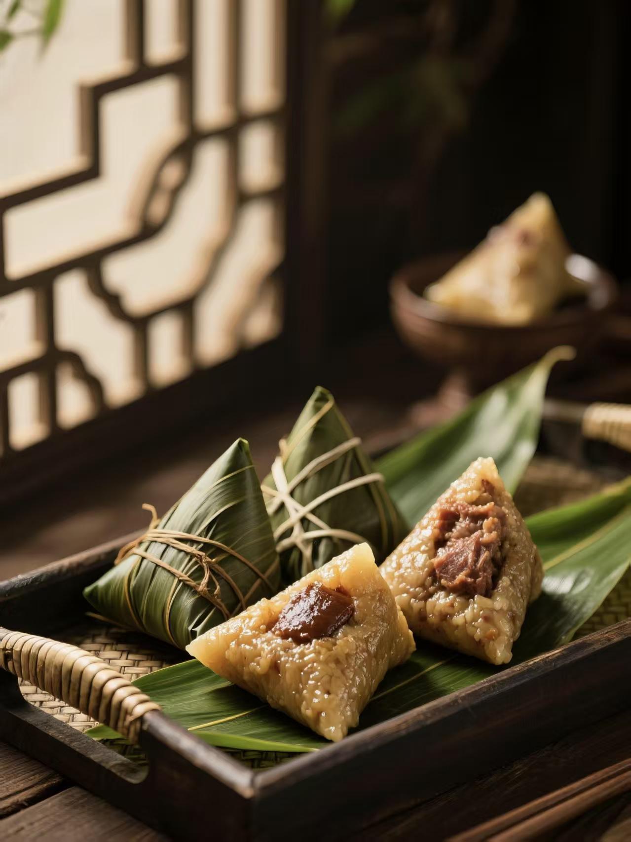 端午鲜肉粽子礼盒